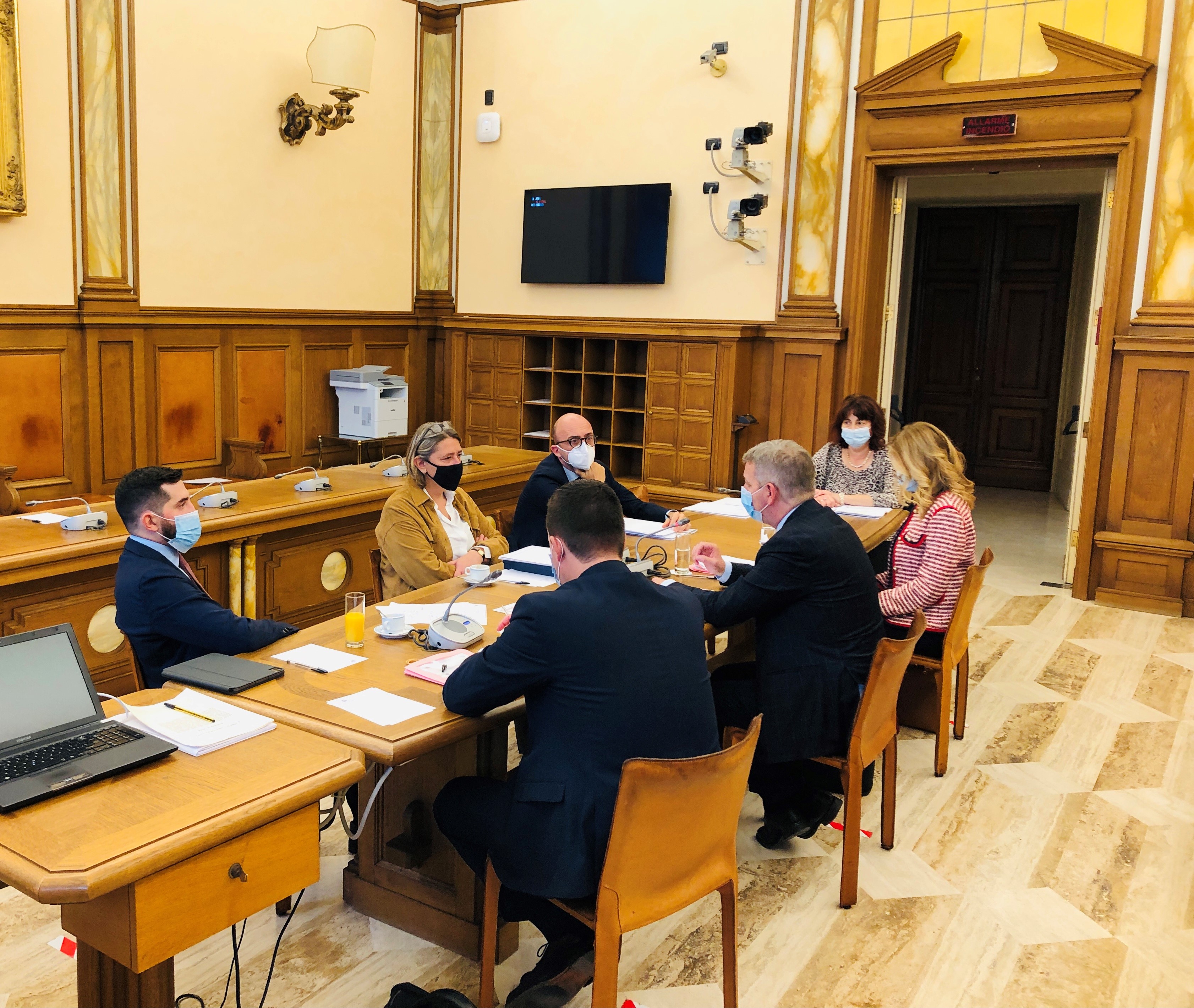 4. Meeting of the Delegation for Relations with the Italian Parliament at Palazzo Montecitorio with the Chamber of Deputies Committee on Economic Activities, Commerce and Tourism