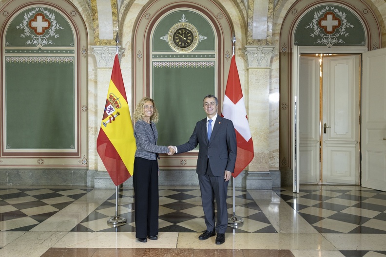 Treffen mit Bundespräsident Ignazio Cassis