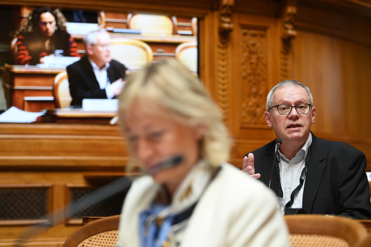 Le conseiller national Pierre-Alain Fridez a présidé le premier panel de la session