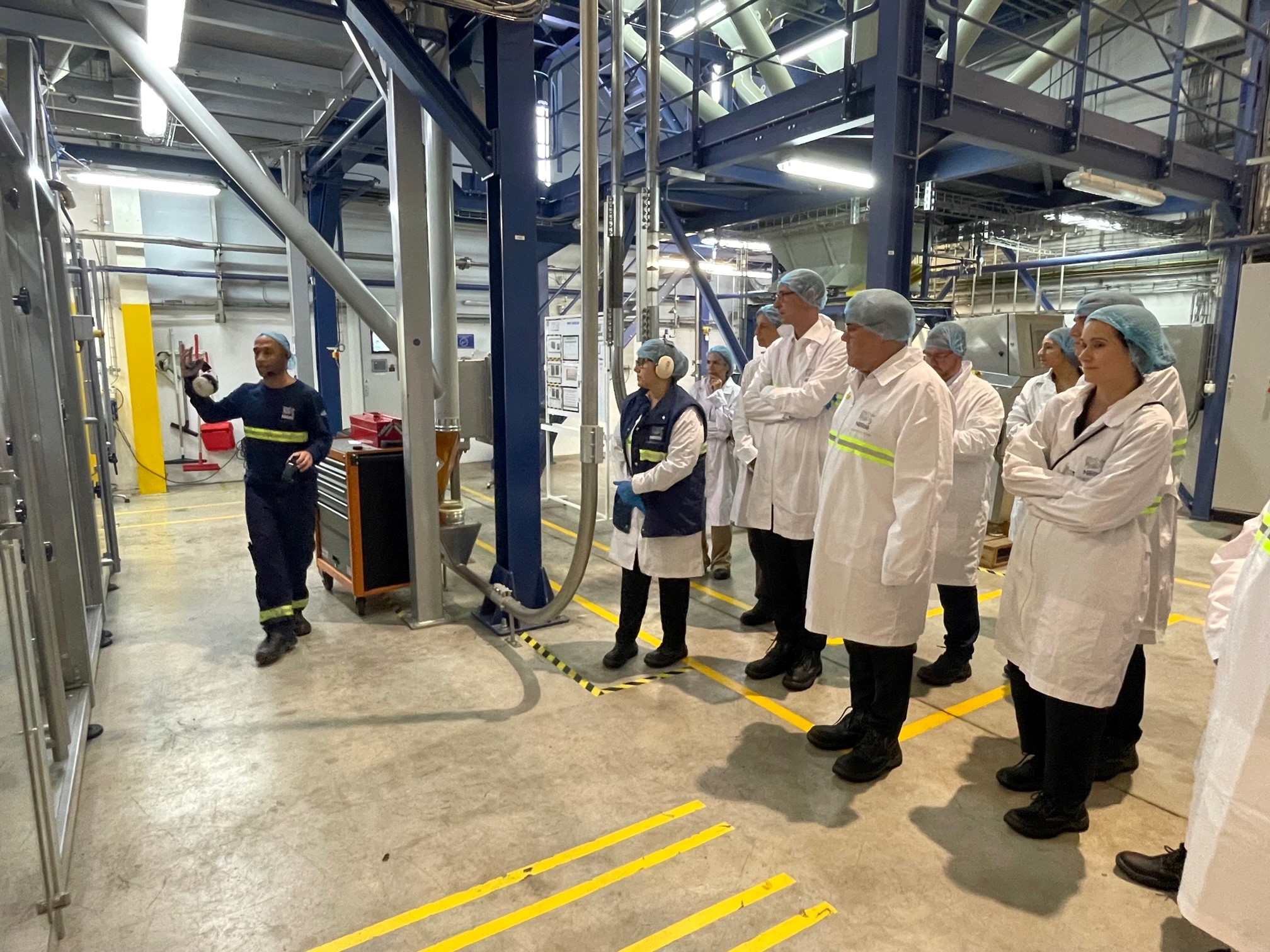 Firmenbesuch bei Nestlé in Montevideo.
