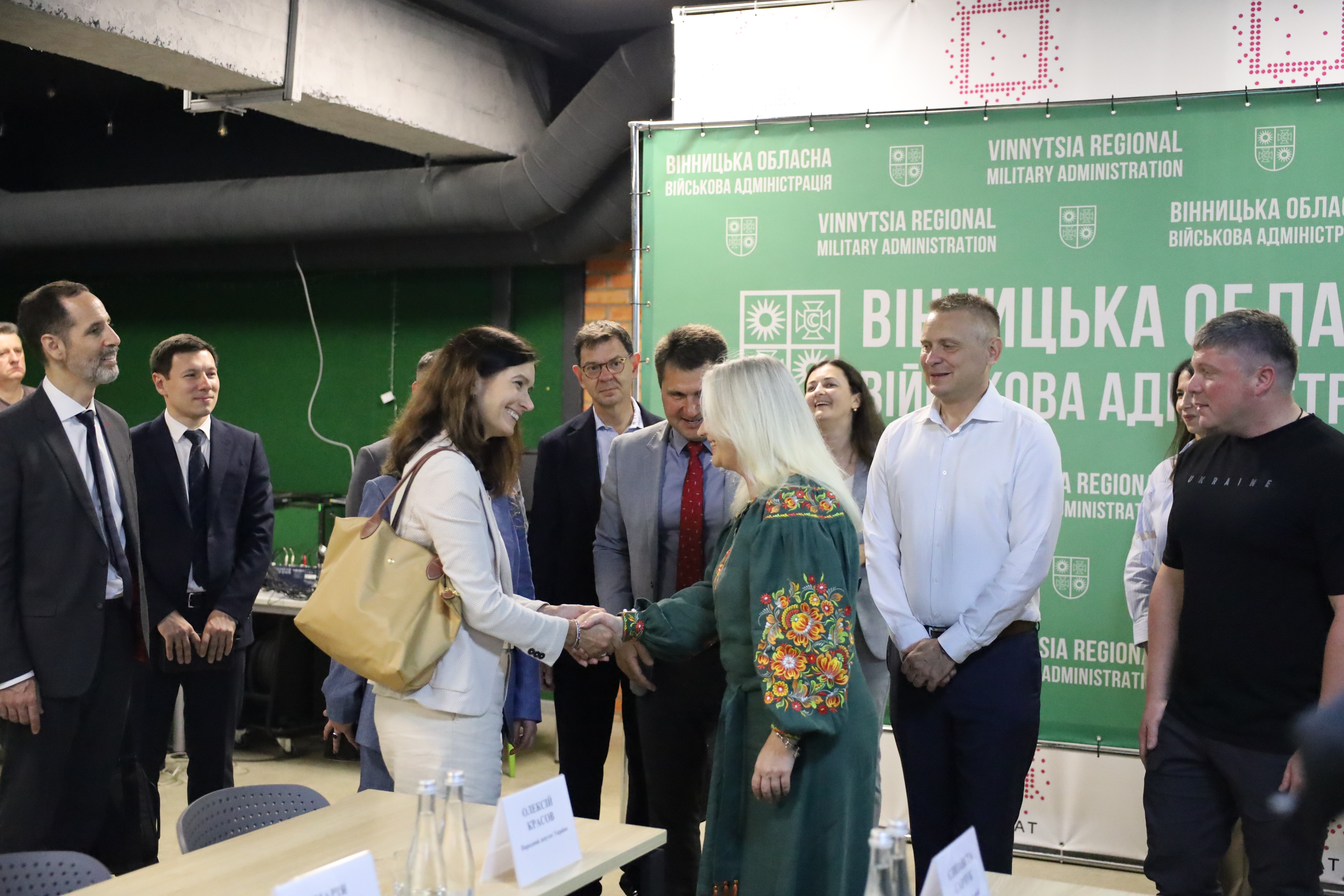 In Vinnytsia, Ms Riniker learnt about the city's long-standing cooperation with Switzerland.