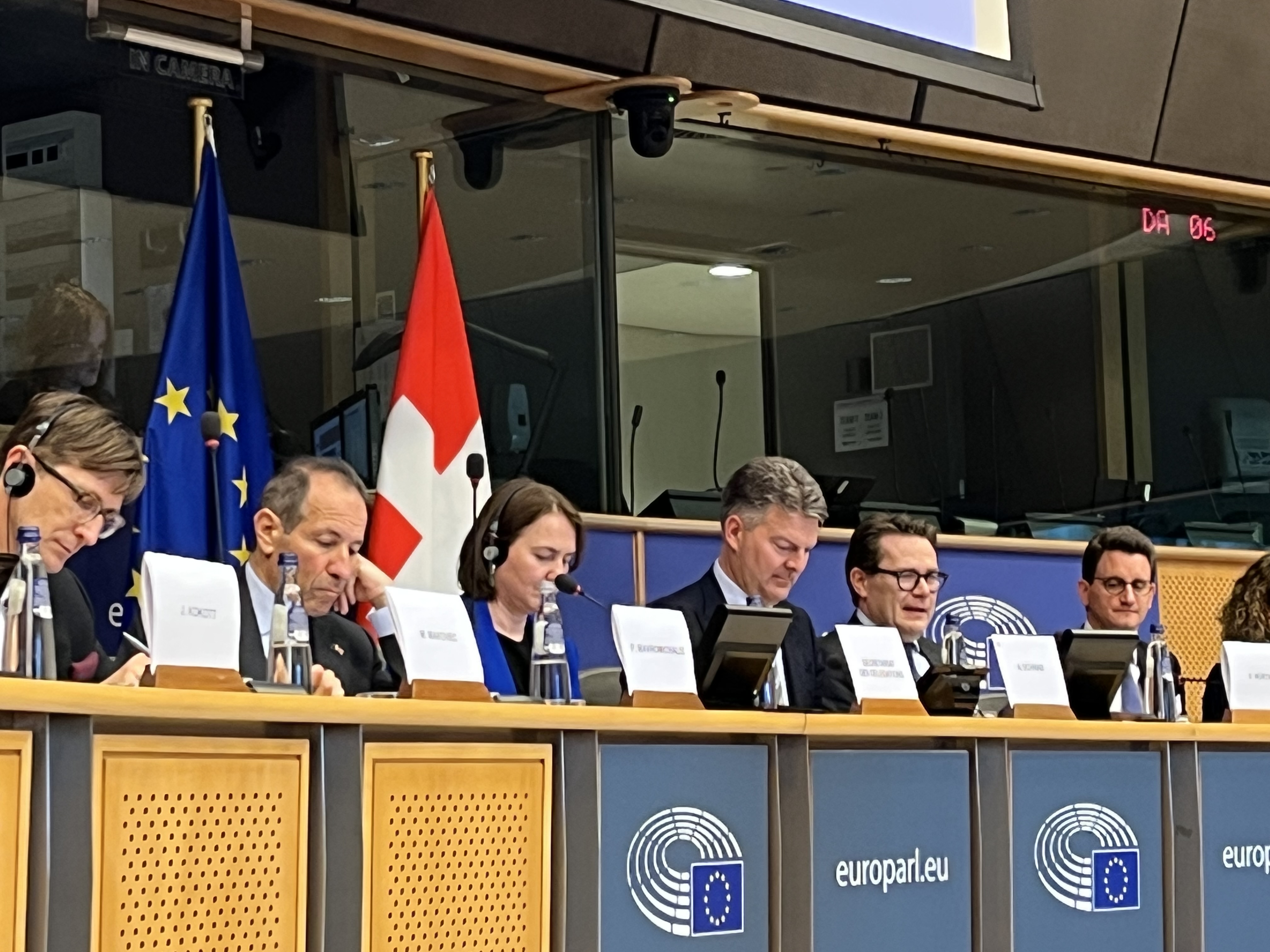 The 42nd interparliamentary meeting in Brussels, co-chaired by MEP Andreas Schwab (EPP, Germany) and Council of States member Be