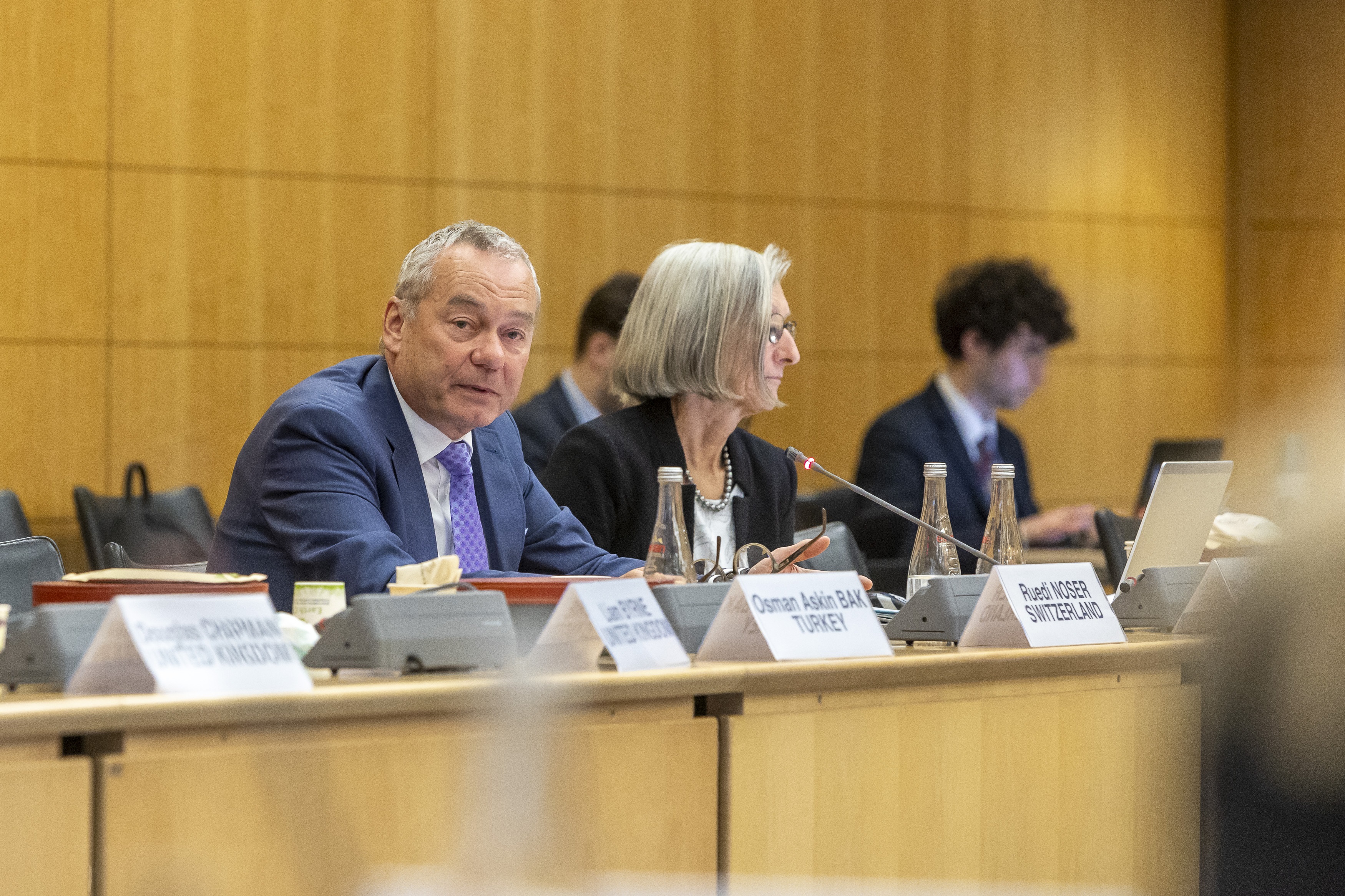 Ständerat Ruedi Noser präsidierte die Schweizer Delegation am OECD-Treffen in Paris. © OECD