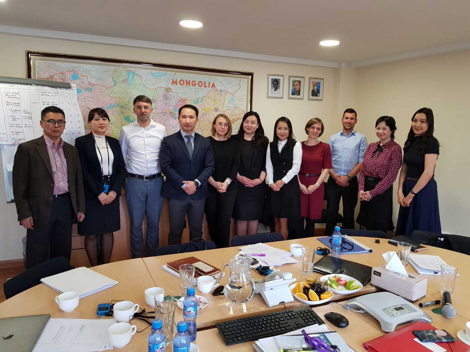 Mission der Parlamentarischen Verwaltungskontrolle (PVK) des Schweizer Parlaments beim für Evaluationen zuständigen Sekretariat des mongolischen Parlaments (April 2019)