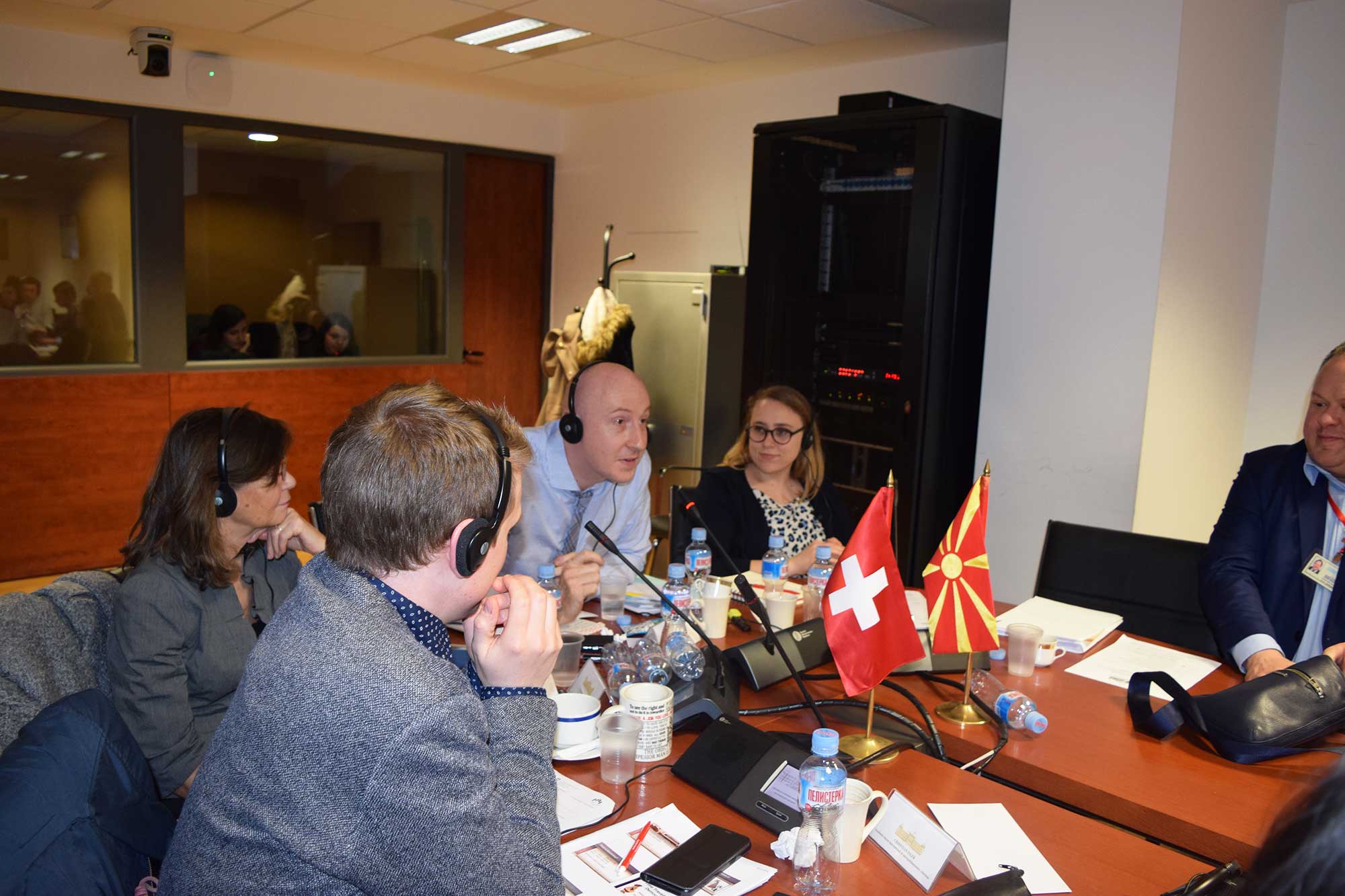 Mission de suivi de mise en œuvre des recommandations du Parlement suisse à Skopje (mars 2018)