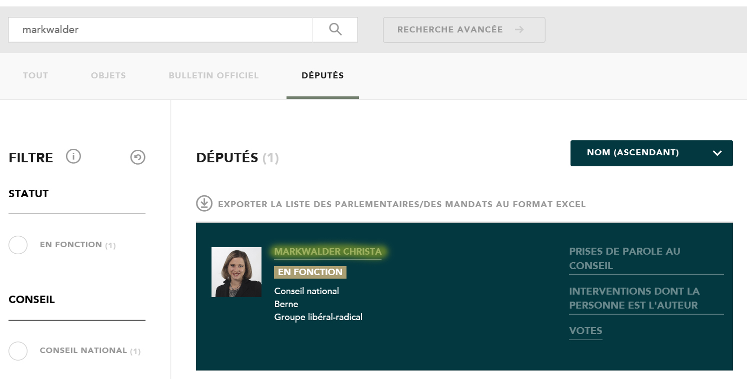 S’abonner à la biographie d’un député 2