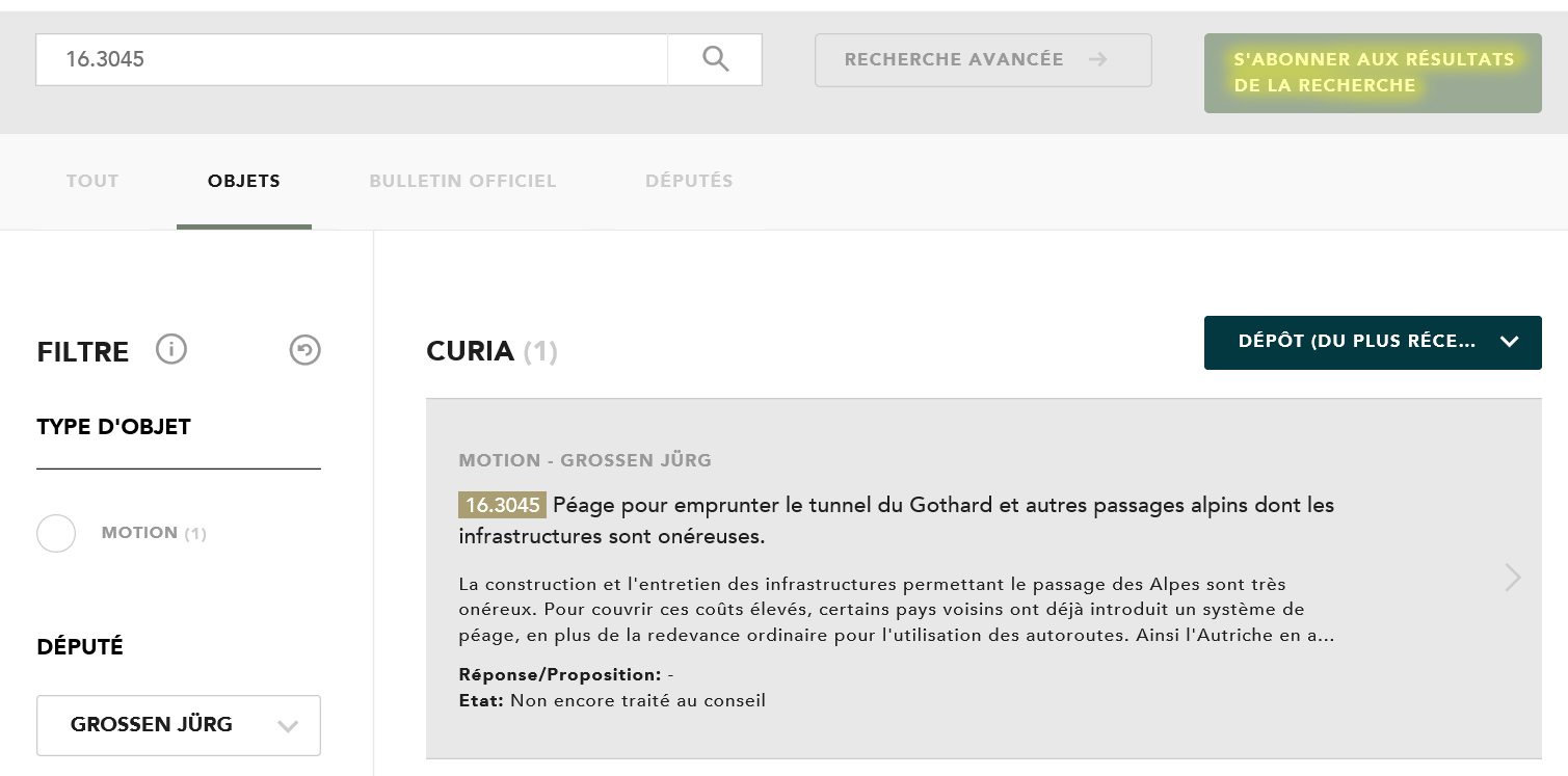 S’abonner à un objet bien précis 2
