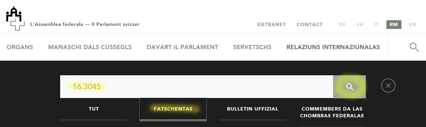 Activar ils avis davart ina fatschenta specifica 1