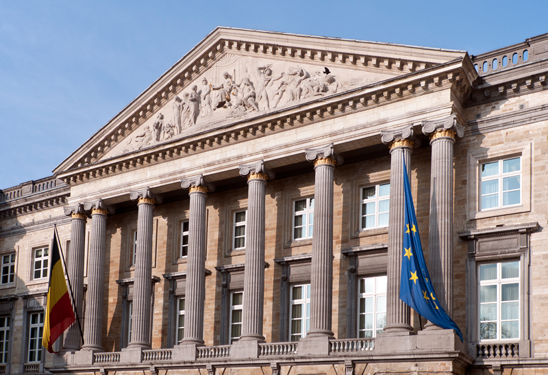 Palais de la Nation, à Bruxelles. Photo : Chambre des représentants de Belgique, Service des Relations publiques et internationa