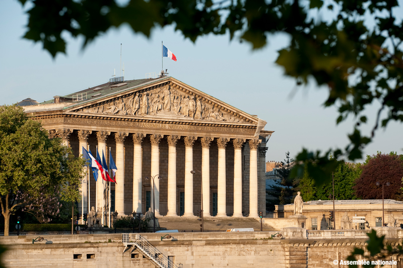 Das Palais-Bourbon in Paris ist der Sitz der französischen Nationalversammlung. Bild: Assemblée Nationale