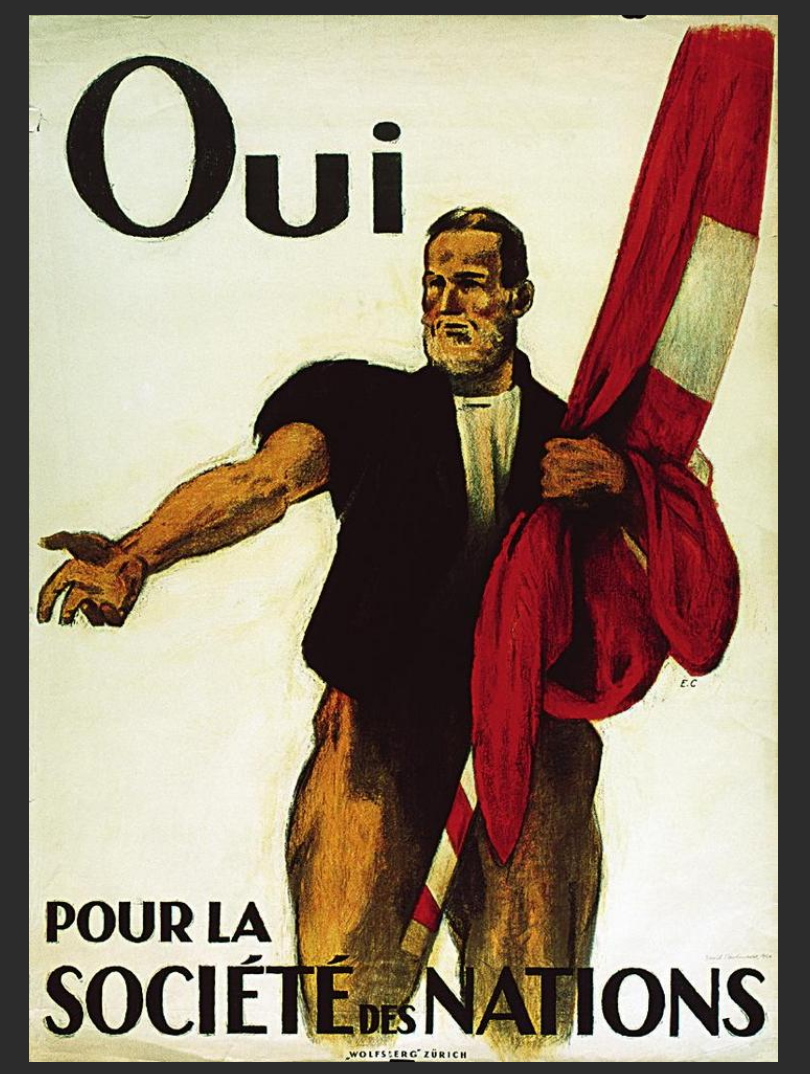 Plakat Völkerbund