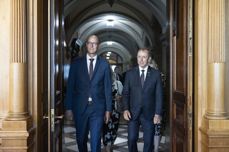 President of the National Council Martin Candinas also received the Marshal of the Senate of Poland for a talk in the Parliament Building.