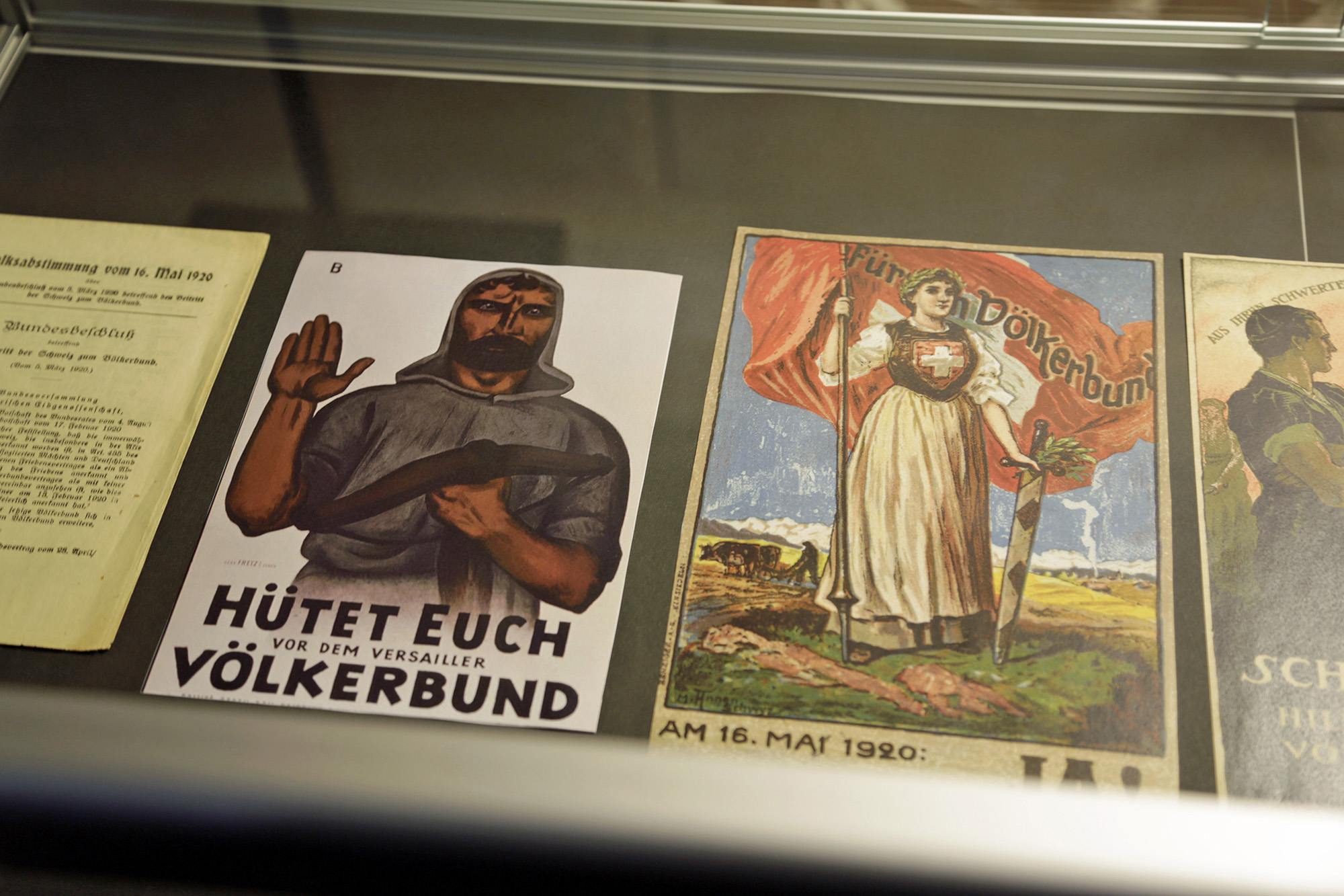 Ausstellung 100 Jahre Beitritt Völkerbund