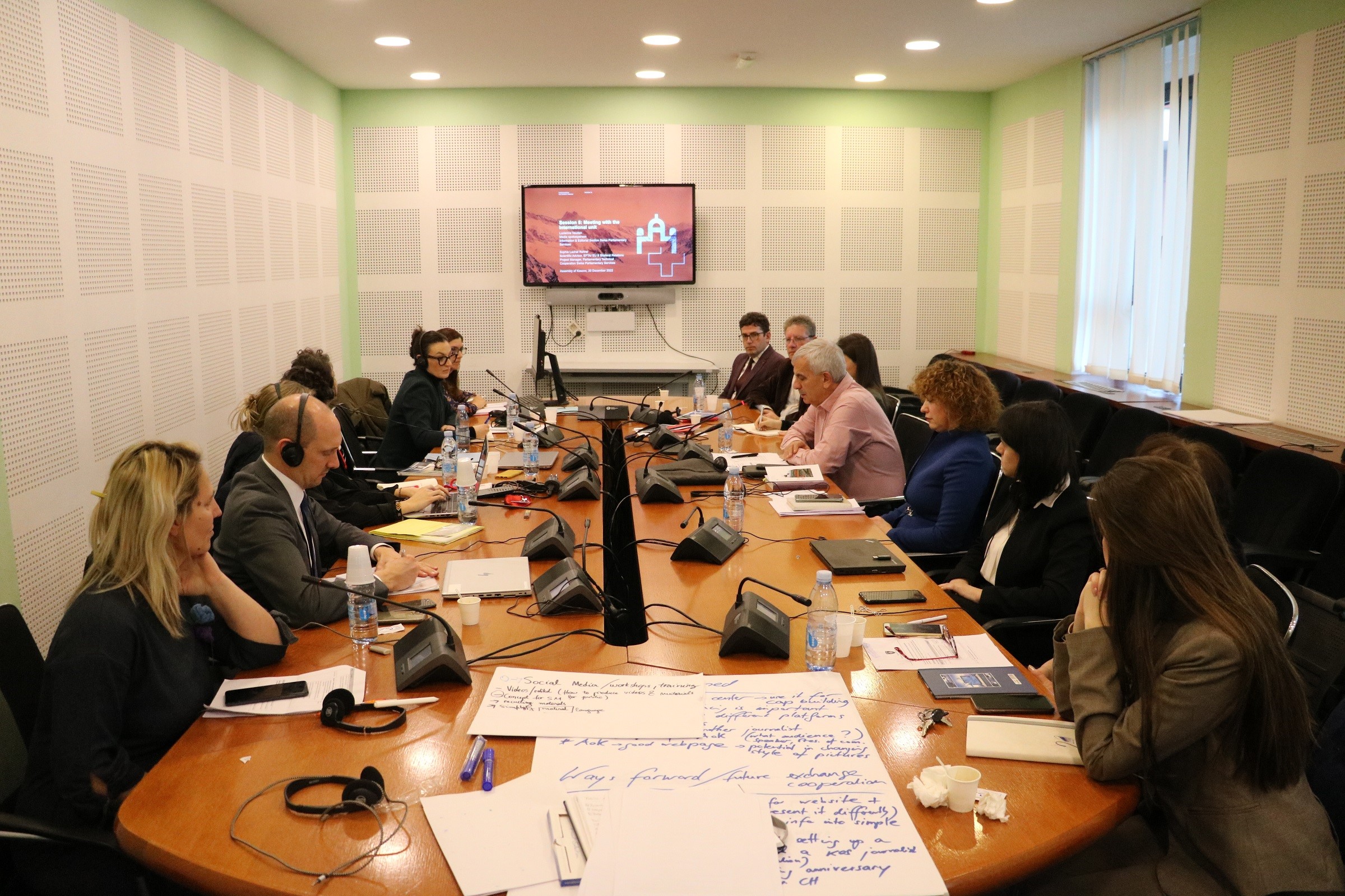 PS mission to Pristina dedicated to the institutional communication of parliaments (December 2022)