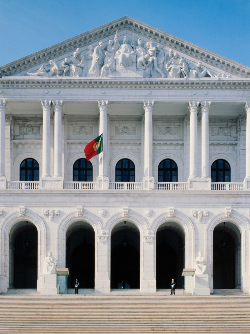 Palast von St. Benedikt in Lissabon. Bild: Rui Morais de Sousa, 2005. Photographic Archive of the Assembly of the Republic.