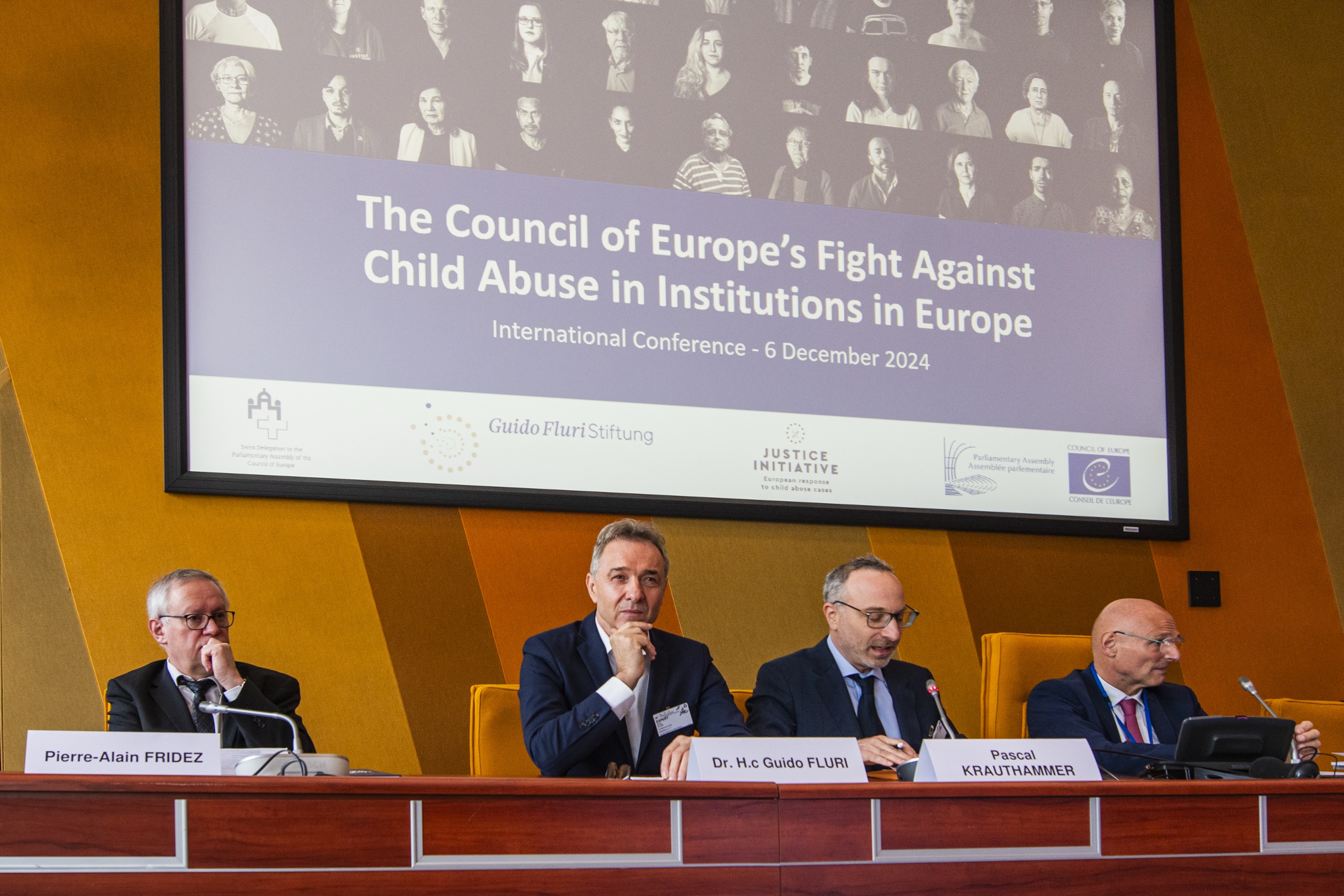 Pierre-Alain Fridez, Guido Fluri, Pascal Krauthammer, Alfred Heer ©Justice Initiative, Simone Padovani.jfif